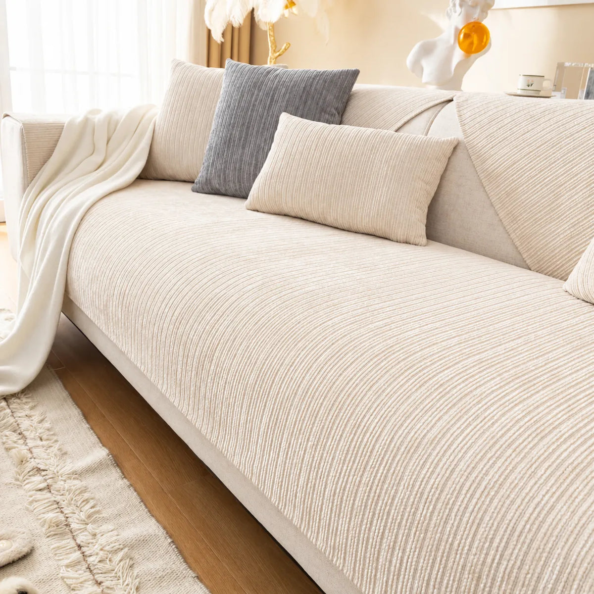 CozyNest – Chenille Sofa Cover