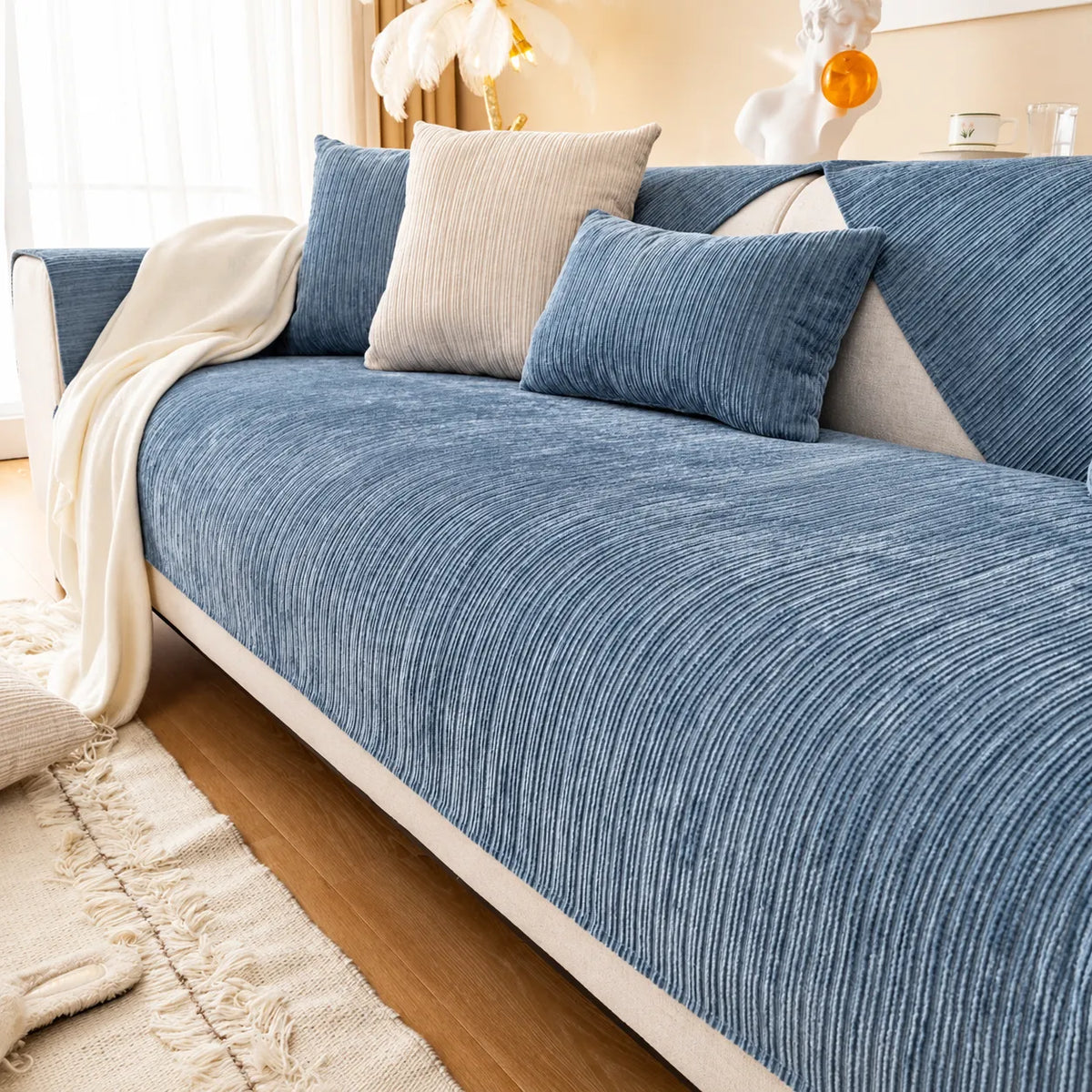 CozyNest – Chenille Sofa Cover