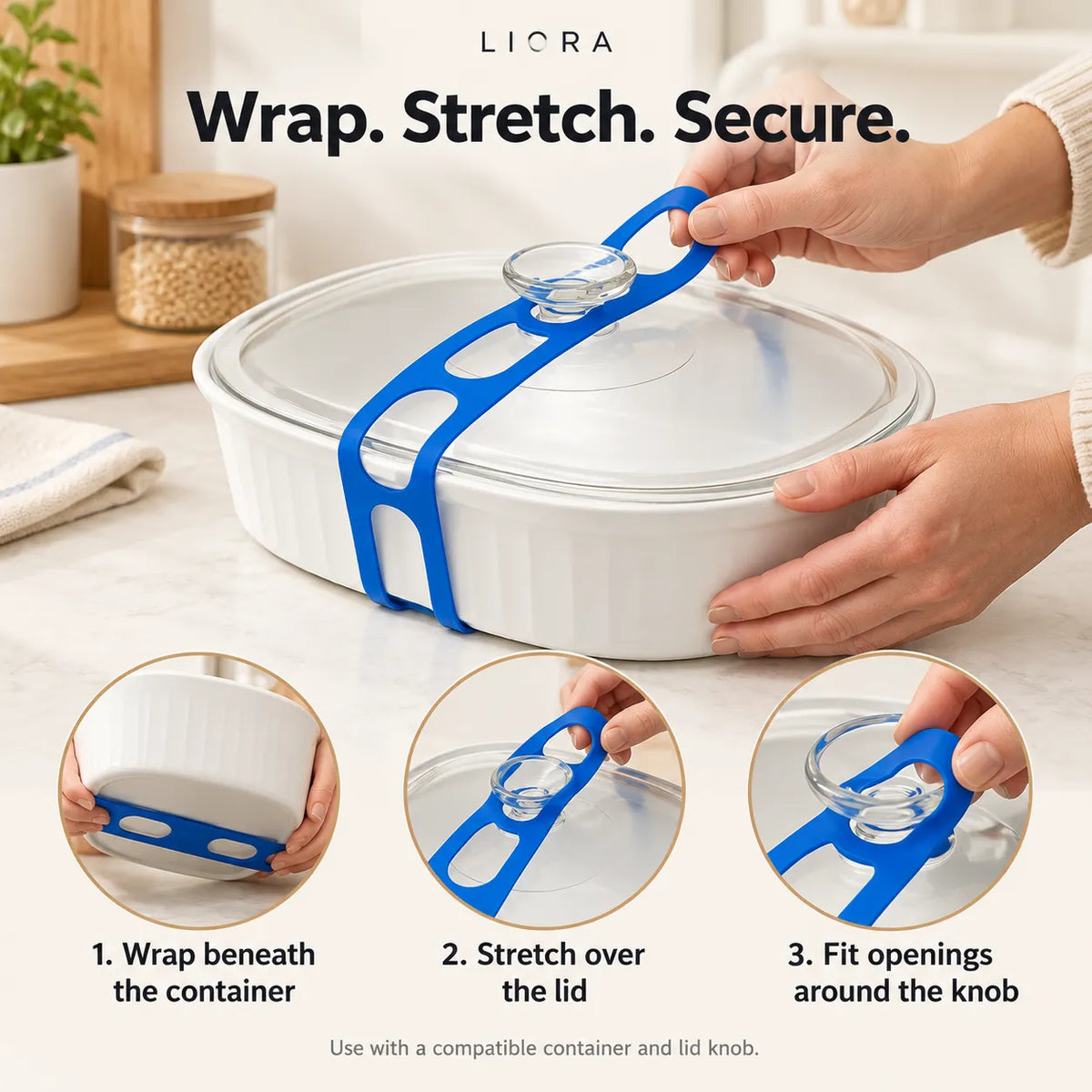 LidGrip - Silicone Pot Lid Strap