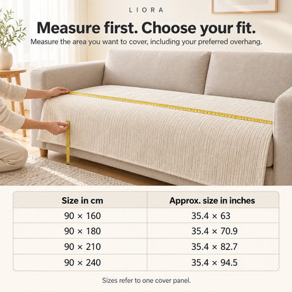 CozyNest – Chenille Sofa Cover
