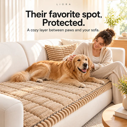 SofaSoft - Plush Quilted Sofa Cover