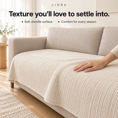 CozyNest – Chenille Sofa Cover