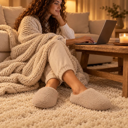 CozyStep - Fleece-Lined Slippers