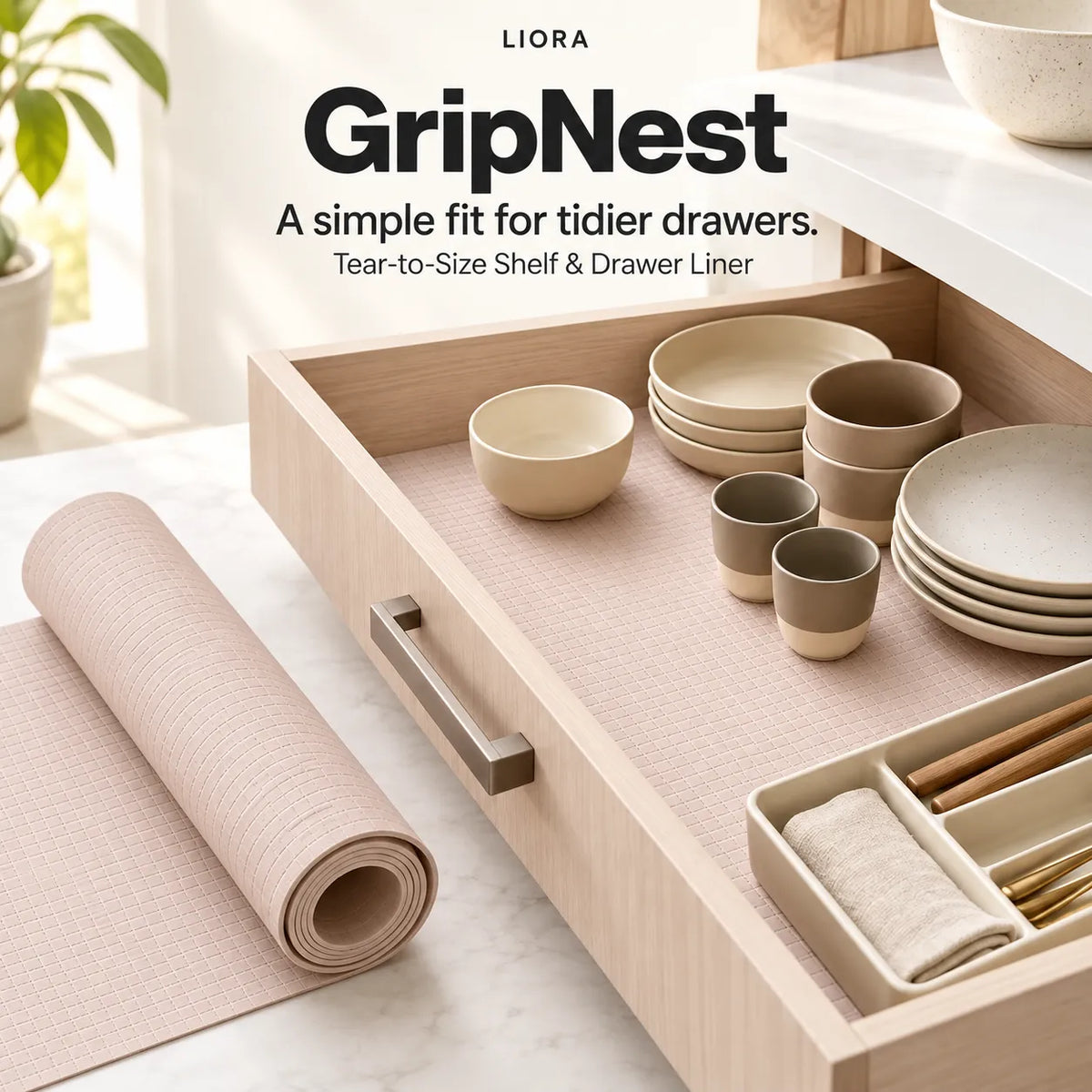 GripNest – Tear-to-Size Shelf & Drawer Liner