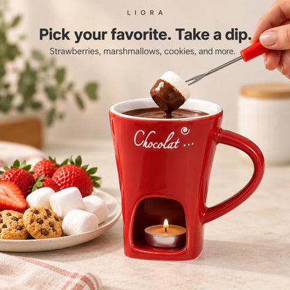 ChocoMelt - Ceramic Chocolate Fondue Mug