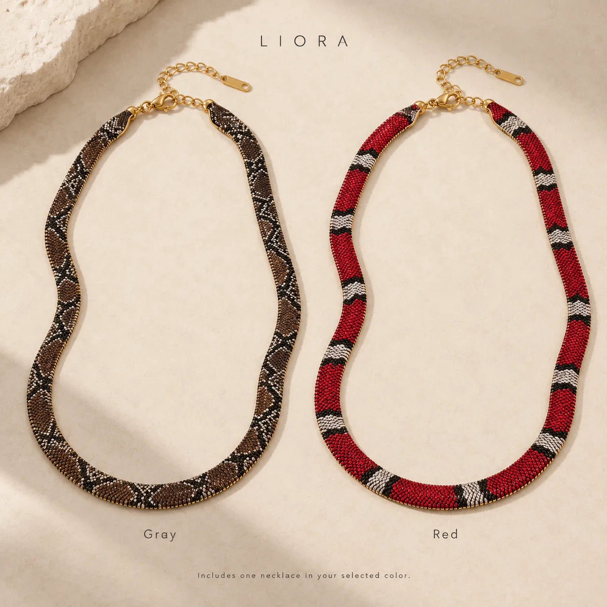 Serpina - Snake Necklace
