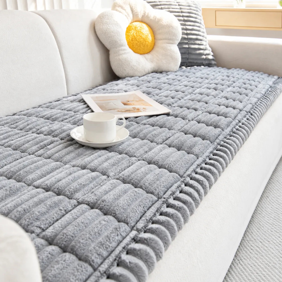 SofaSoft - Plush Quilted Sofa Cover