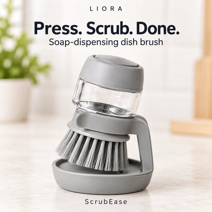 ScrubEase - Soap Dispensing Dish Brush