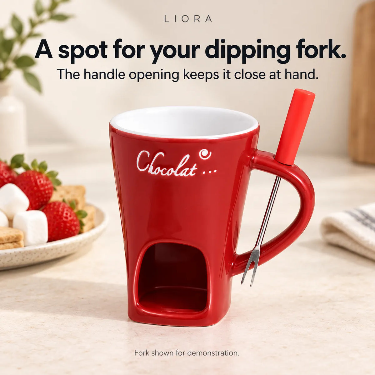 ChocoMelt - Ceramic Chocolate Fondue Mug