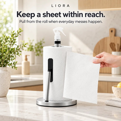 SprayNest - Paper Towel Holder & Spray Bottle