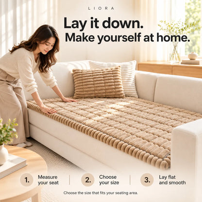 SofaSoft - Plush Quilted Sofa Cover