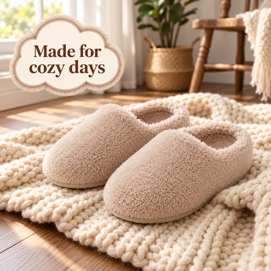 CozyStep - Fleece-Lined Slippers