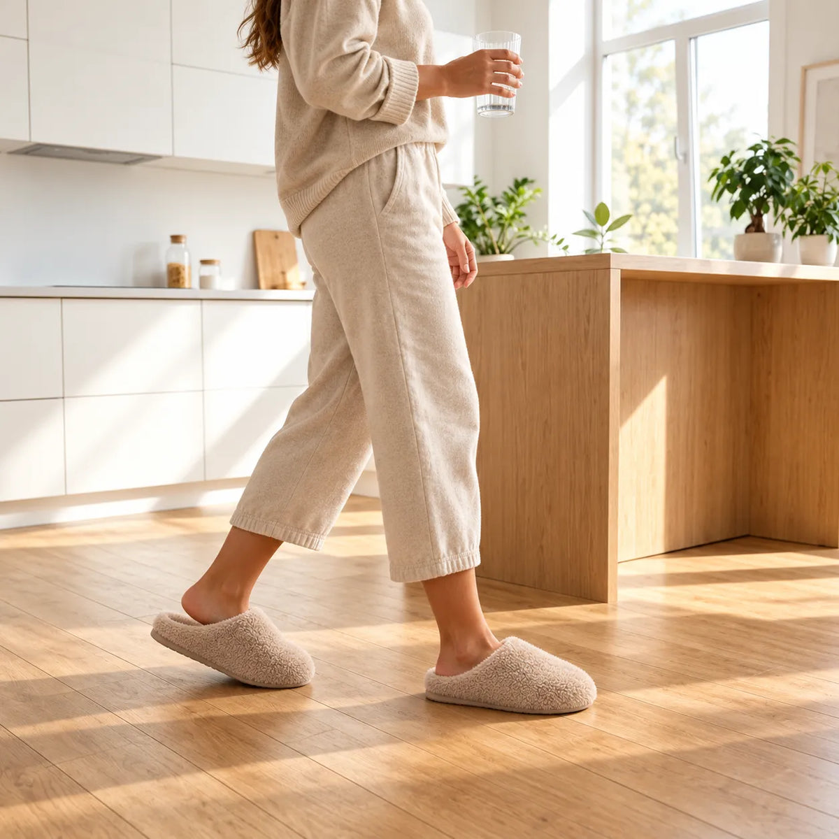 CozyStep - Fleece-Lined Slippers