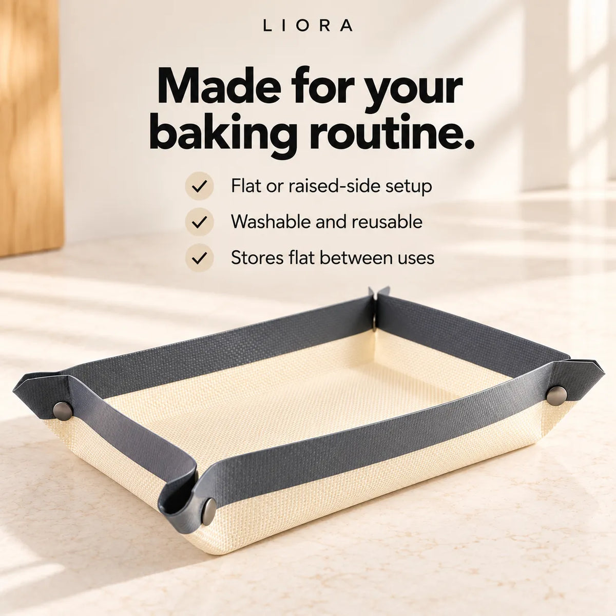 BakeFold - Foldable Silicone Baking Mat